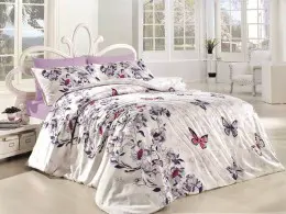Постельное белье First Choice Kelebek Pudra