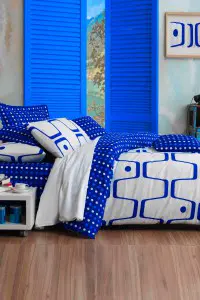 Постельное белье Eponj Home Geo Mavi