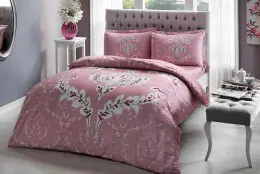 Постельное белье Tac Romy Pembe v05