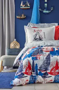 Постельное белье Karaca Home Hutson Mavi