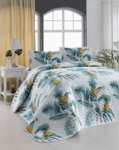 Покрывало Eponj Home Custom Ananas Beyaz