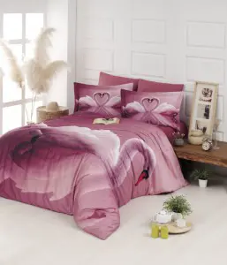 Постельное белье First Choice Swan Pudra