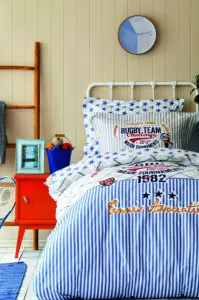 Постельное белье Karaca Home Challenge mavi 2020-2