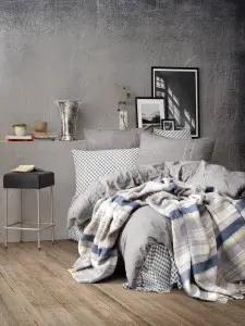Постельное белье Cotton Box Denim Gri