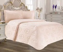 Покрывало Cotton Box Tropik Home Lotus Rose