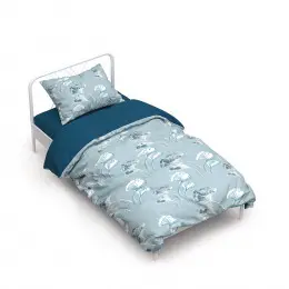 Постельное белье Home Line Гинго билоба Серо-голубой