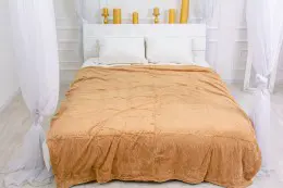 Плед MirSon 1010 Damask Cappuccino