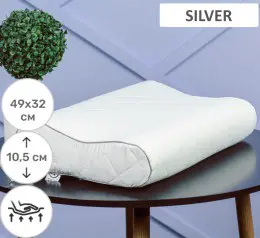 Подушка ортопедическая MirSon №6104 Steep Line Silver 
