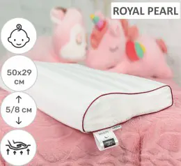 Подушка ортопедическая MirSon №6108 Noble stripe Royal Pearl KIDDY Girl