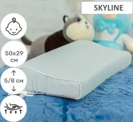 Подушка ортопедическая MirSon №6114 Delicate satin Skyline KIDDY Boy