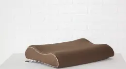 Подушка ортопедическая MirSon №7097 Elite Delicate Satin Cacao