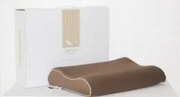 Подушка ортопедическая MirSon №7118 Elite Delicate Satin Cacao AERO