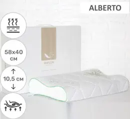 Подушка ортопедическая MirSon №7121 Elite Green nature Alberto AERO