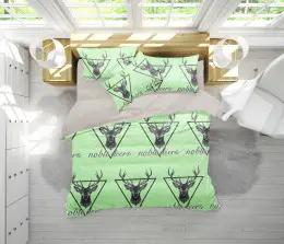 Постельное белье MirSon 17-0515 Noble deers lime