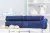 Набор полотенец MirSon 5003 SoftNes Darkblue 50x90 см + 70x140 см - 2 шт, фото