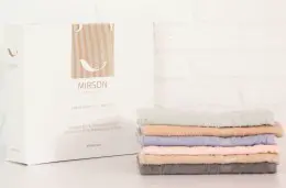 Набор полотенец MirSon 5086 Elite SoftNes Shine 70x140 см - 6 шт
