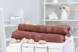 Набор полотенец MirSon 5071 Elite SoftNes Brown 50x90 см + 70x140 см - 2 шт