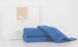 Набор полотенец MirSon 5085 Elite SoftNes Blueberry 50x90 см + 70x140 см + 100x150 см - 3 шт