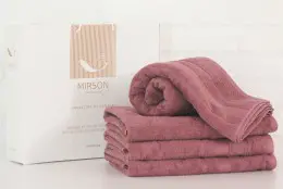 Набор полотенец MirSon 5083 Elite SoftNes Violet 40x70 см + 50x90 см + 70x140 см + 100x150 см - 4 шт