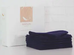 Набор полотенец MirSon 5073 Elite SoftNes Darkblue 50x90 см - 6 шт