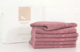 Набор полотенец MirSon 5083 Elite SoftNes Violet 50x90 см - 6 шт