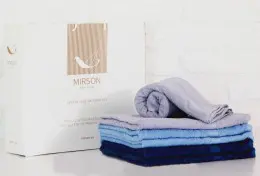 Набор полотенец MirSon 5096 Elite SoftNes Pure 70x140 см - 6 шт