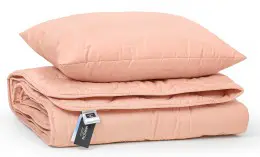 Набор антиаллергенный MirSon Хлопок 1747 Eco Light Coral (одеяло + подушка)