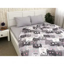 Постельное белье Руно Grey Cat