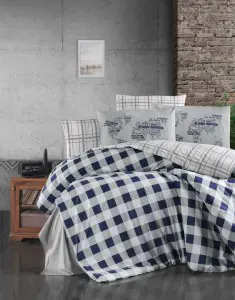 Постельное белье First Choice Edmon Navy-Blue