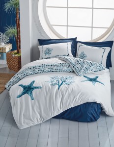 Комплект постельного белья Cotton box Star Lacivert