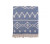 Полотенце Barine Pestemal Kilim Denim синее 90х160 см, фото
