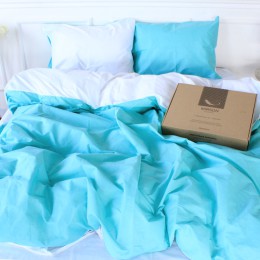 Постельное белье MirSon Ranforce Elite White-mint Kids
