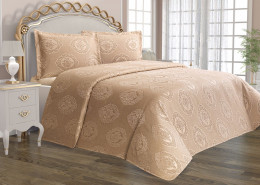 Покрывало Cotton Box Tropik Home Lotus Beige