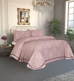 Покрывало Cotton Box Tropik home Damask Lila 1229-2