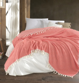 Плед Cotton Box Diva Summer Кораловый
