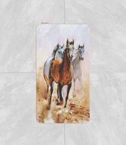 Коврик для ванной комнаты Horses Tabe