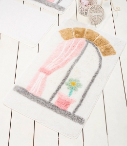 Коврик в ванную Chilai Home Bodrum white