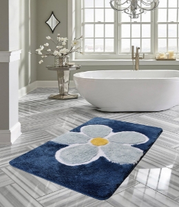 Коврик для ванной комнаты Flower mavi Chilai Home