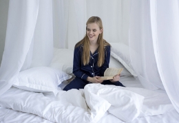 Женская пижама Sleeper Set Navy синяя