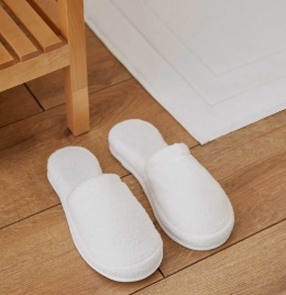 Тапочки махровые Fresh Maisonette белые