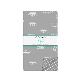 Пододеяльник Cosas Crown Grey 2