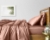 Сатиновая однотонная наволочка Satin Beige Cosas, фото 2