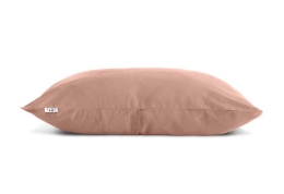 Сатиновая однотонная наволочка Satin Beige Cosas
