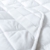 Наматрасник антиаллергенный стеганый с лентами по углам Comfort Ideia белый, фото 1