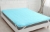 Наматрасник с шелковым наполнителем 1725 Eco Light Blue Silk Mirson на резинках по углам, фото 1