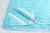 Наматрасник с шелковым наполнителем 1725 Eco Light Blue Silk Mirson на резинках по углам, фото 4