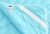 Наматрасник с шелковым наполнителем 1725 Eco Light Blue Silk Mirson на резинках по углам, фото 5