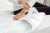Наматрасник с шелковым наполнителем 1724 Eco Light White Silk Mirson на резинках по углам, фото 6