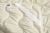 Наматрасник с шелковым наполнителем 1726 Eco Light Cream Silk Mirson на резинках по углам, фото 5