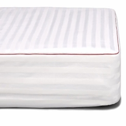 Наматрасник хлопковый DeLuxe Cotton MirSon с резинкой по периметру 4091